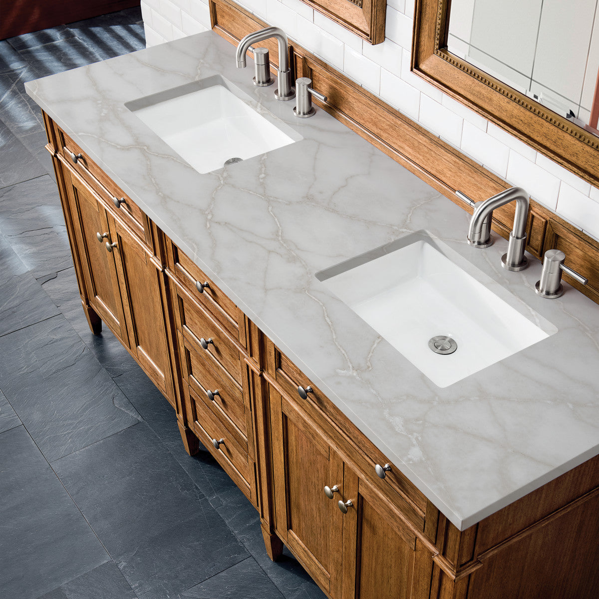 Brittany 72" Double Vanity Cabinet