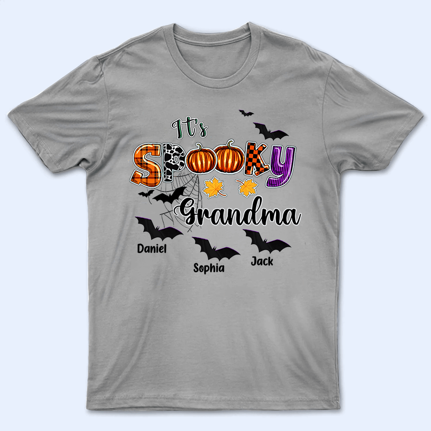 It's Spooky Grandma - Personalized Custom T Shirt - Birthday, Loving, Funny Gift for Grandma/Nana/Mimi, Mom, Wife, Grandparent