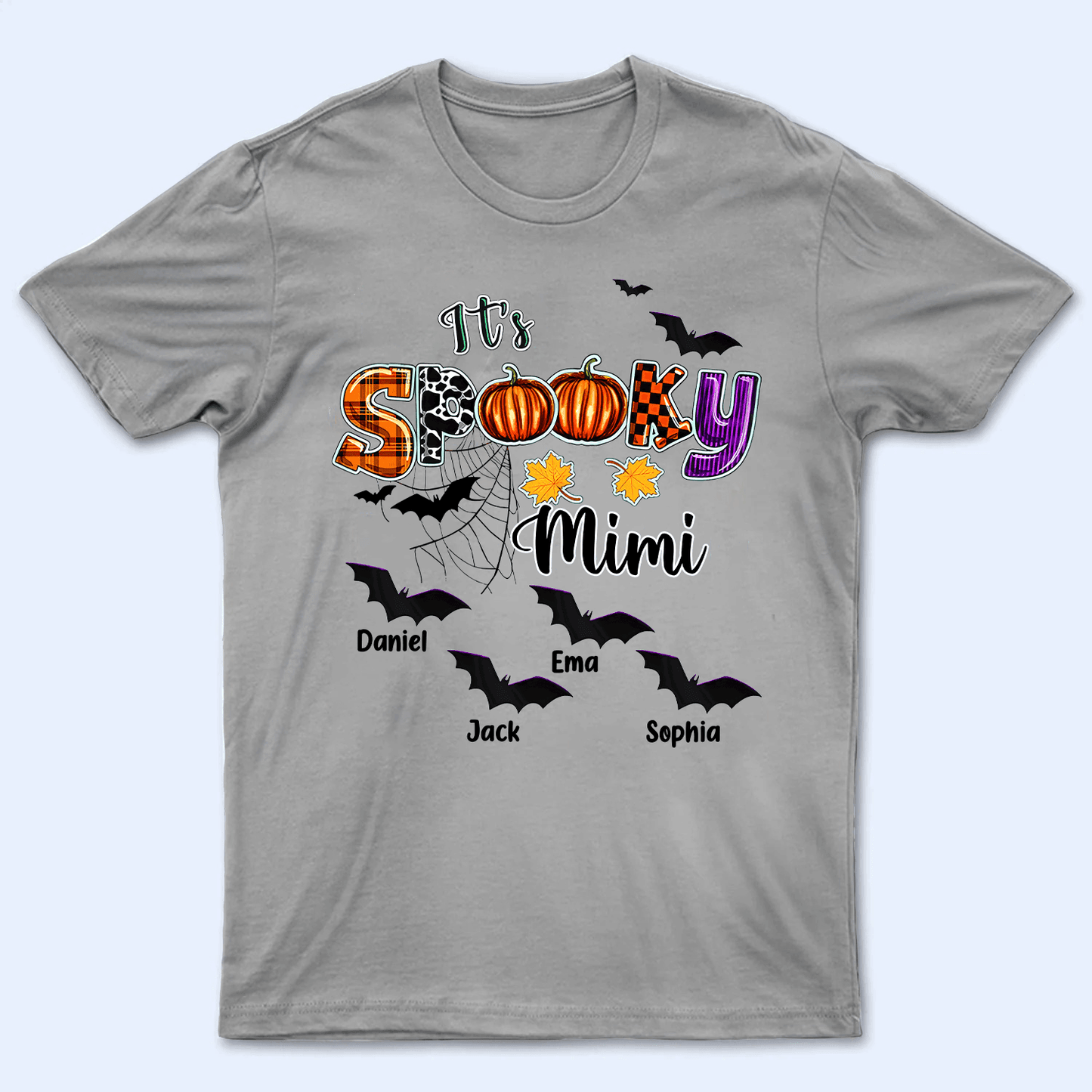 It's Spooky Grandma - Personalized Custom T Shirt - Birthday, Loving, Funny Gift for Grandma/Nana/Mimi, Mom, Wife, Grandparent