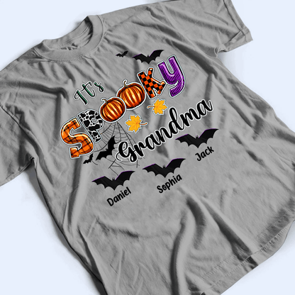 It's Spooky Grandma - Personalized Custom T Shirt - Birthday, Loving, Funny Gift for Grandma/Nana/Mimi, Mom, Wife, Grandparent