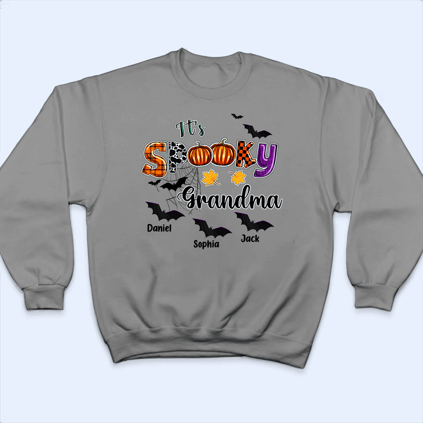 It's Spooky Grandma - Personalized Custom T Shirt - Birthday, Loving, Funny Gift for Grandma/Nana/Mimi, Mom, Wife, Grandparent