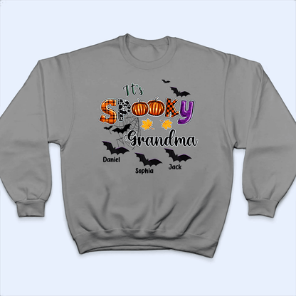 It's Spooky Grandma - Personalized Custom T Shirt - Birthday, Loving, Funny Gift for Grandma/Nana/Mimi, Mom, Wife, Grandparent