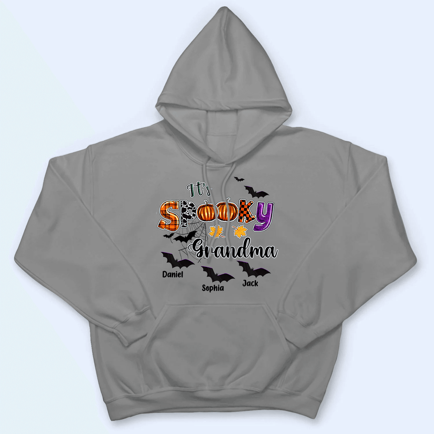 It's Spooky Grandma - Personalized Custom T Shirt - Birthday, Loving, Funny Gift for Grandma/Nana/Mimi, Mom, Wife, Grandparent