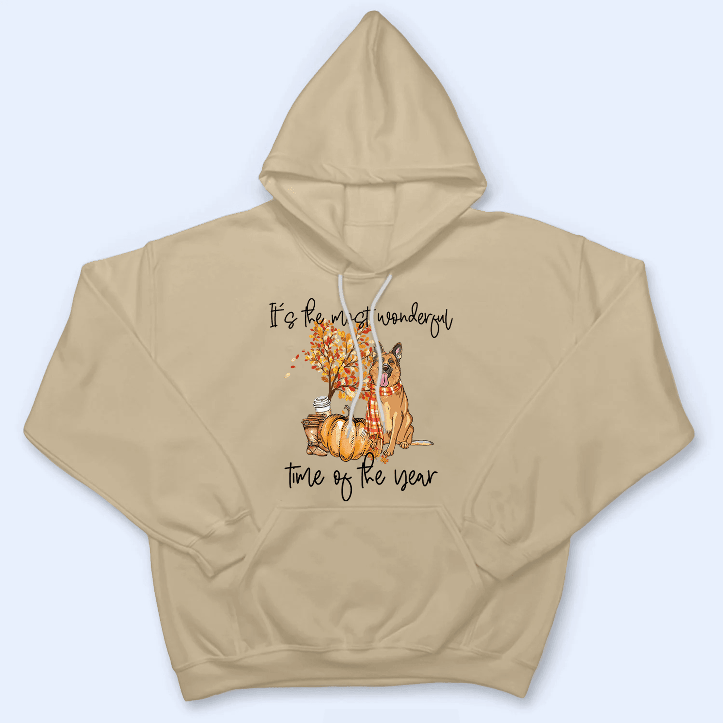 It's The Most Wonderful Time Of The Year - Custom T-Shirt - Personalized Gifts for Dog Owner & Lover, Dog Mom, Dog Dad | Autumn/Fall