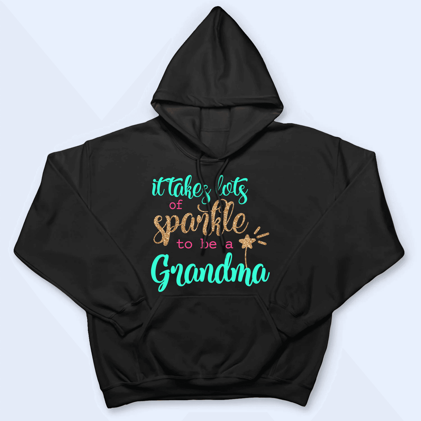 It Takes Lots Of Sparkle To Be A Grandma - Personalized Custom T Shirt - Birthday, Loving, Funny Gift for Grandma/Nana/Mimi, Mom, Wife, Grandparent