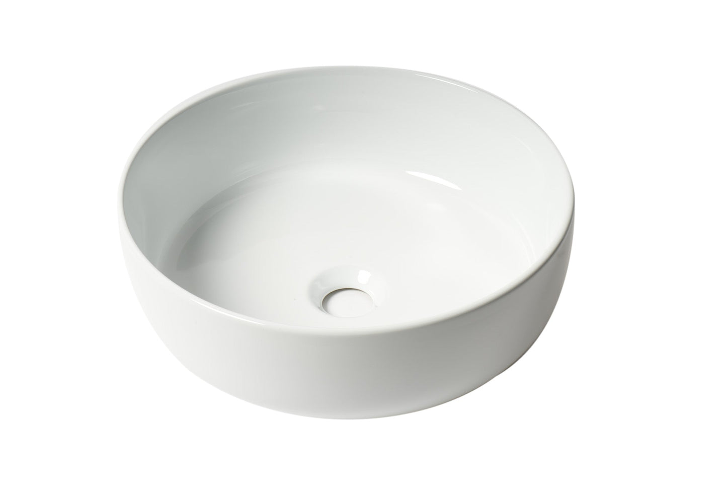 ALFI brand ABC907 15" Round Above Mount Ceramic Sink