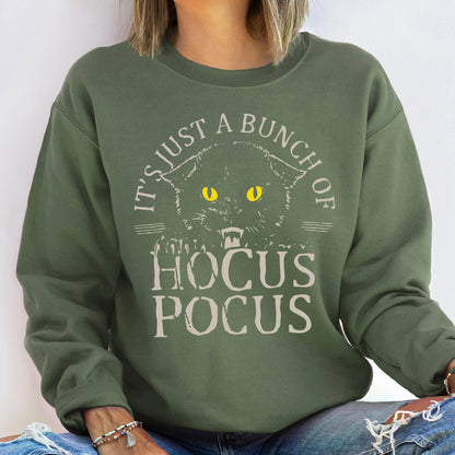 Hocus Pocus Cat Halloween Sweatshirt