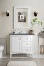 Palisades 36" Single Vanity Cabinet, Bright White