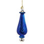 Shiny and Cute Egyptian Glass - Spiral Twist - Blue