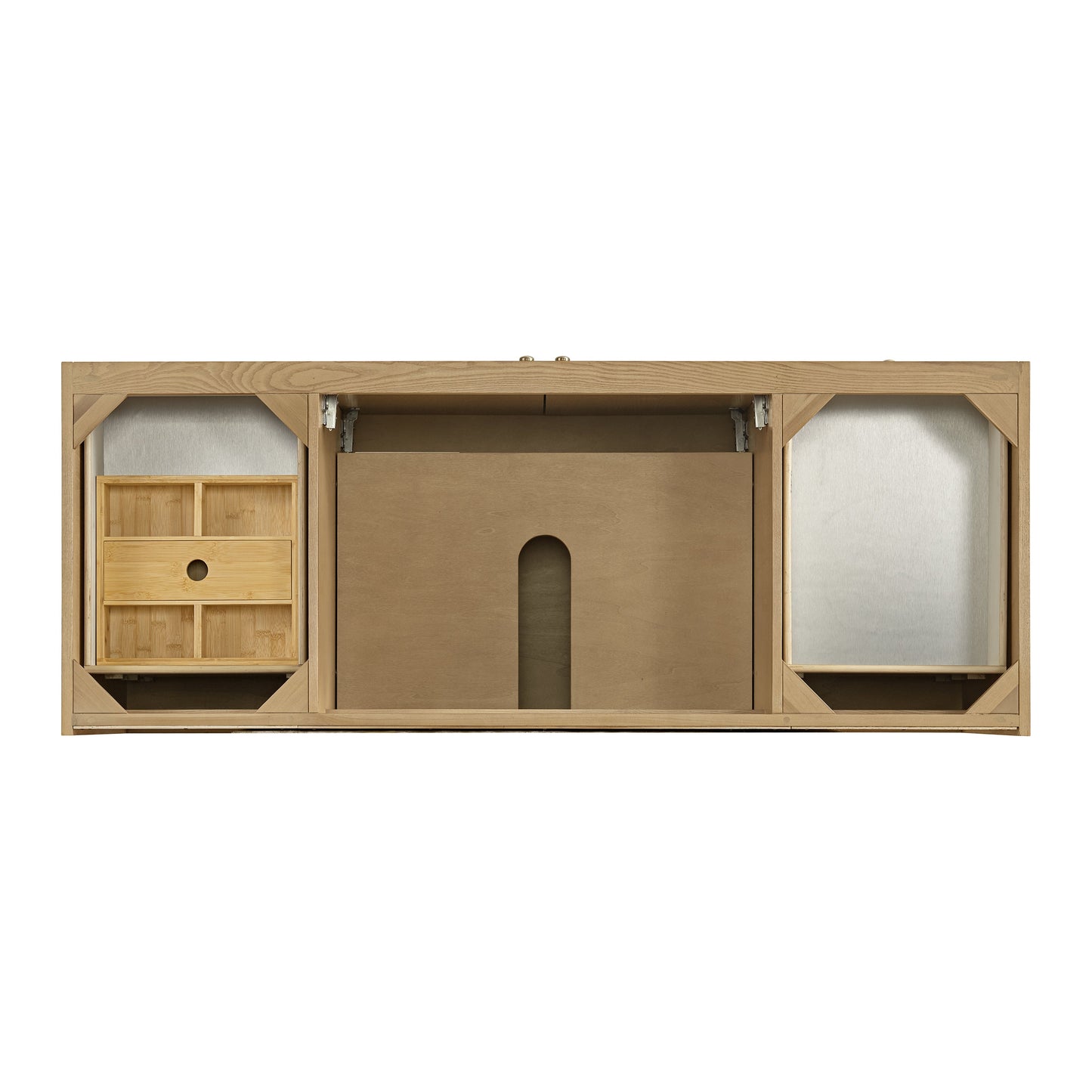 Laurent 60" Single Vanity, Light Natural Oak