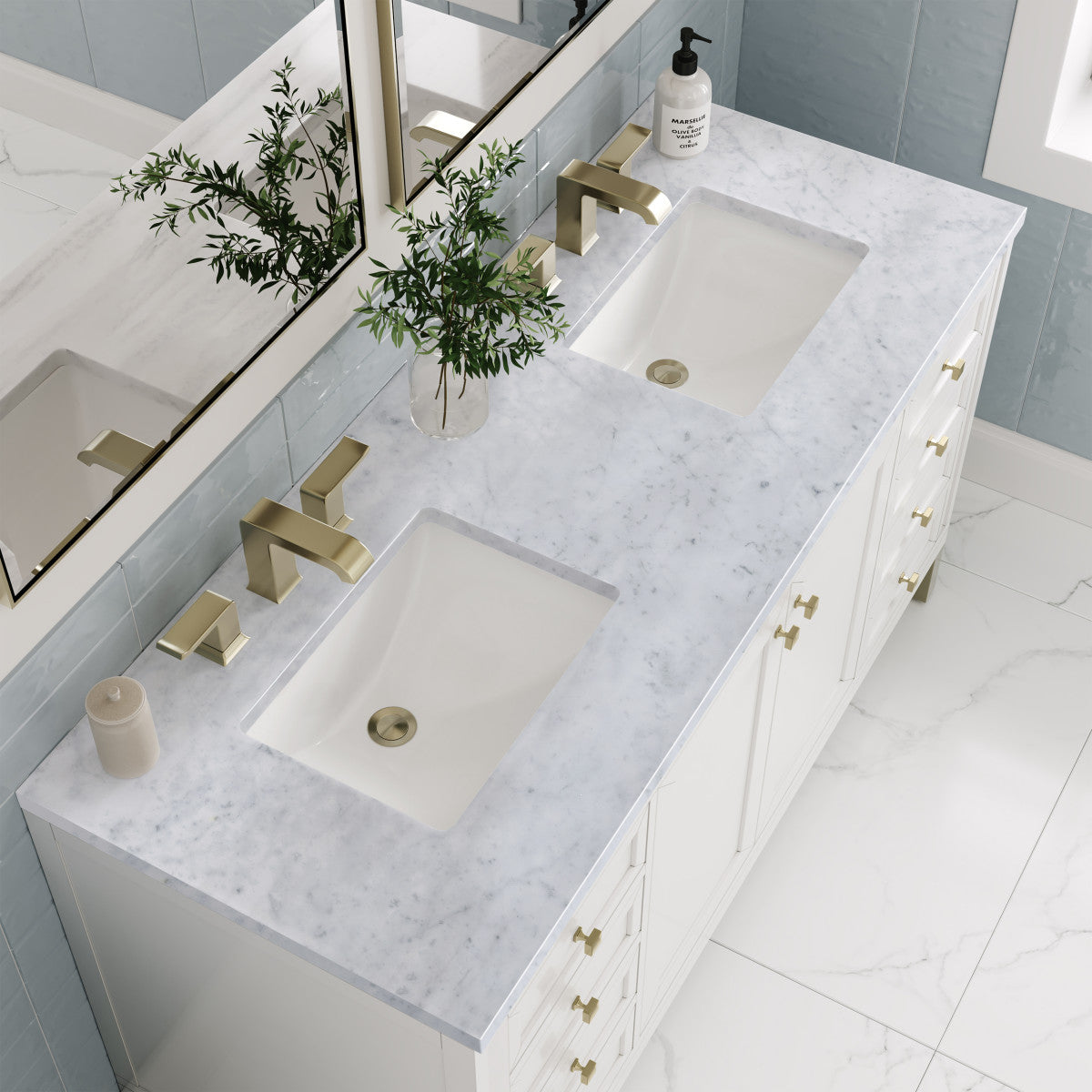 Chicago 60" Double Vanity