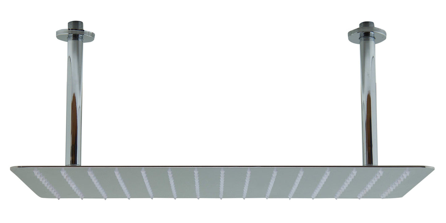ALFI brand RAIN2012 Rectangular Ultra Thin Rain Shower Head