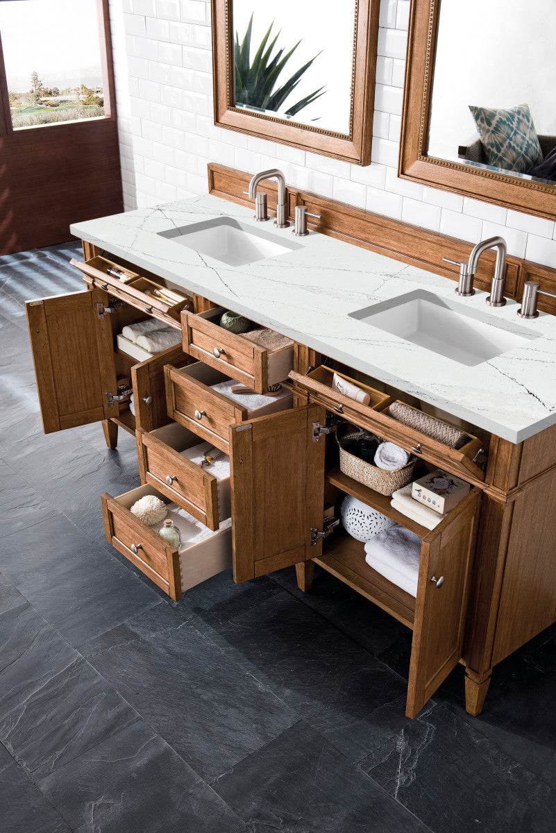 Brittany 72" Double Vanity Cabinet