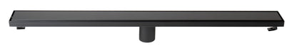 ALFI brand ABLD32B ABLD32B-BM 32" Black Matte Stainless Steel Linear Shower Drain with Solid Cover