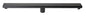 ALFI brand ABLD32B ABLD32B-BM 32" Black Matte Stainless Steel Linear Shower Drain with Solid Cover