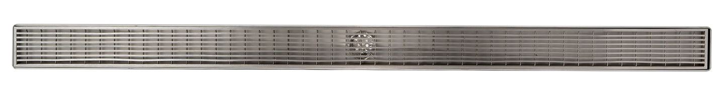 ALFI brand ABLD47D ABLD47D 47" Stainless Steel Linear Shower Drain with Groove Lines