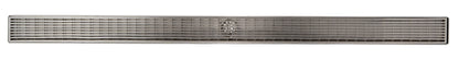 ALFI brand ABLD47D ABLD47D 47" Stainless Steel Linear Shower Drain with Groove Lines