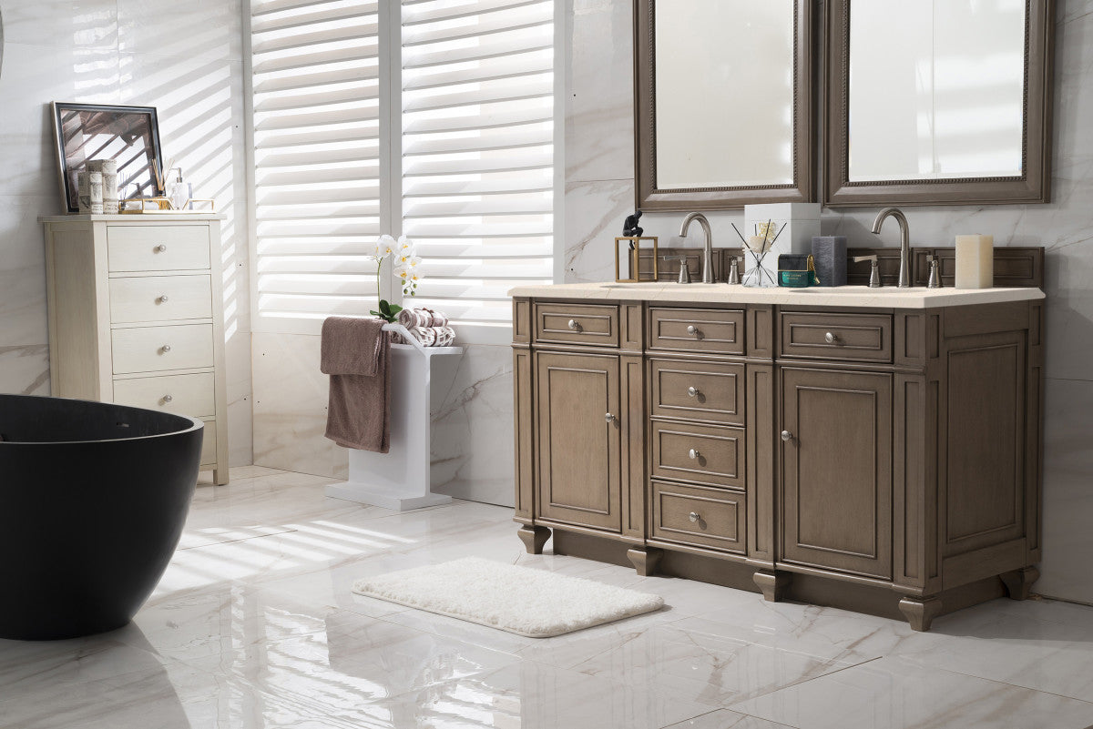Bristol 60" Double Vanity Cabinet