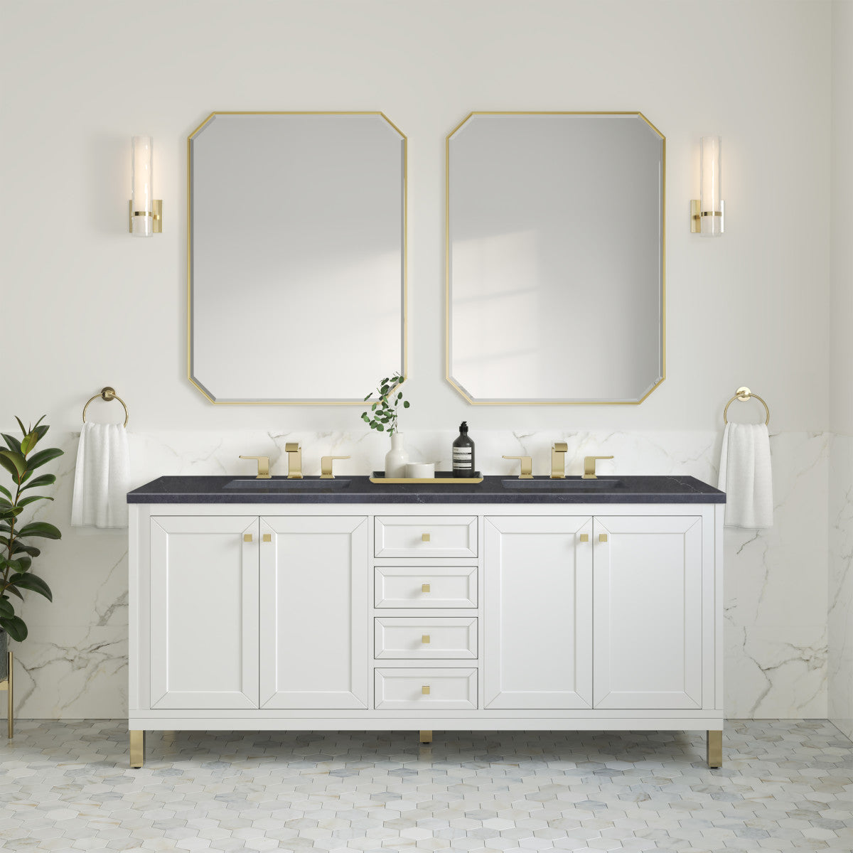 Chicago 72" Double Vanity Cabinet