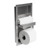 AlFI brand ABTPN88 Recessed Toilet Paper Holder Niche