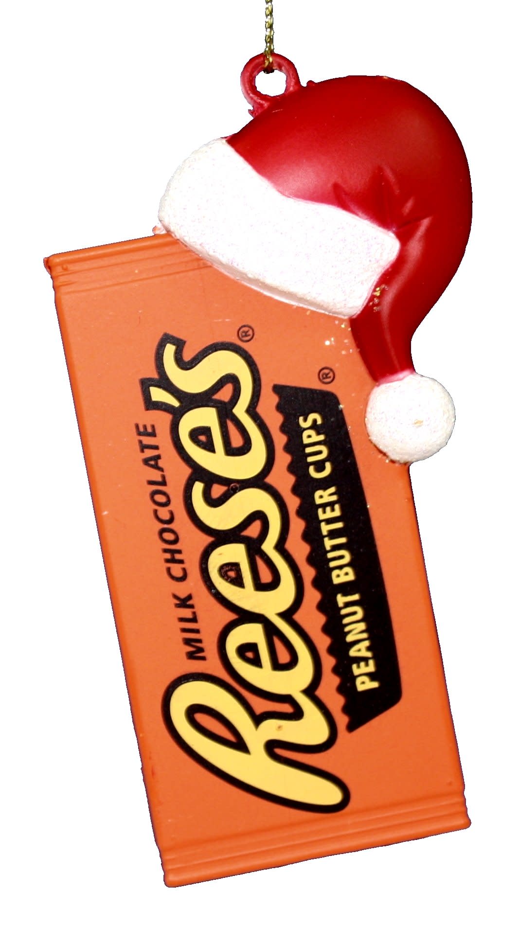 Candy Bar with Hat Ornament - Reeses Cups