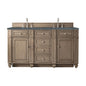 Bristol 60" Double Vanity Cabinet