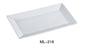 Yanco ML-218 Rectangular Plate | Kitchen + Metal