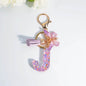 A–Z Personalized Butterfly Tassel Keychain – Custom Initial Gift for Women