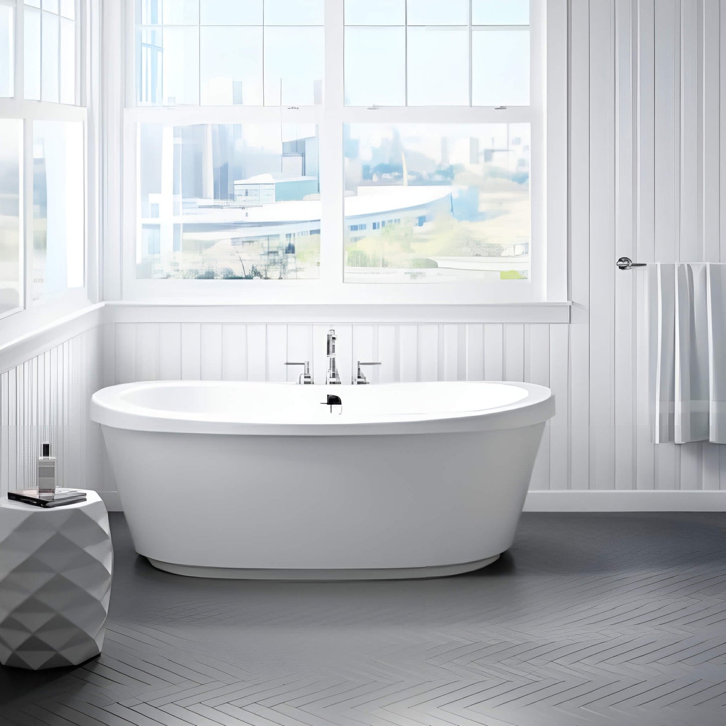 Jacuzzi Bravo 66" Freestanding Air Tub [JBRF6636ACX2XXW/B/Y] (SAK95865)