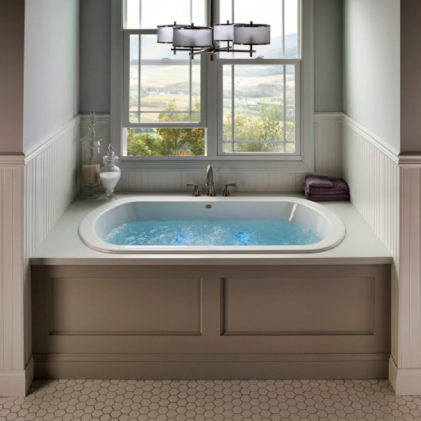 Jacuzzi Duetta 72" Premium Undermount Air Tub With J4 Luxury Control System [JDUE7242ACR4CXW/Y] (SAK65178)