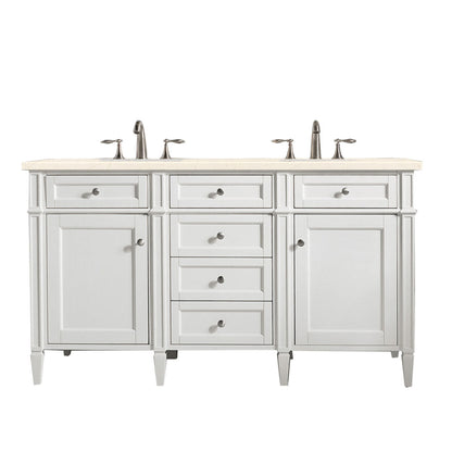 Brittany 60" Double Vanity in Bright White