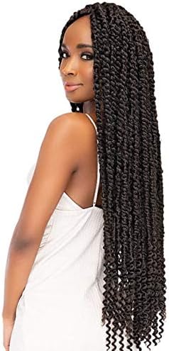 Janet Collection Nalatress Synthetic Hair Crochet Braid - PASSION TWIST BRAID 24"