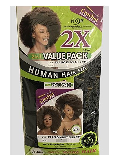 Janet Collection Noir Braids – Afro Kinky Bulk 24"
