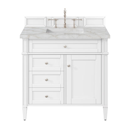 Brittany 36" Single Vanity in Bright White
