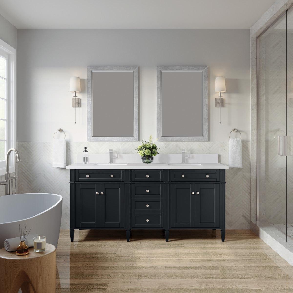 Brittany 72" Double Vanity Cabinet