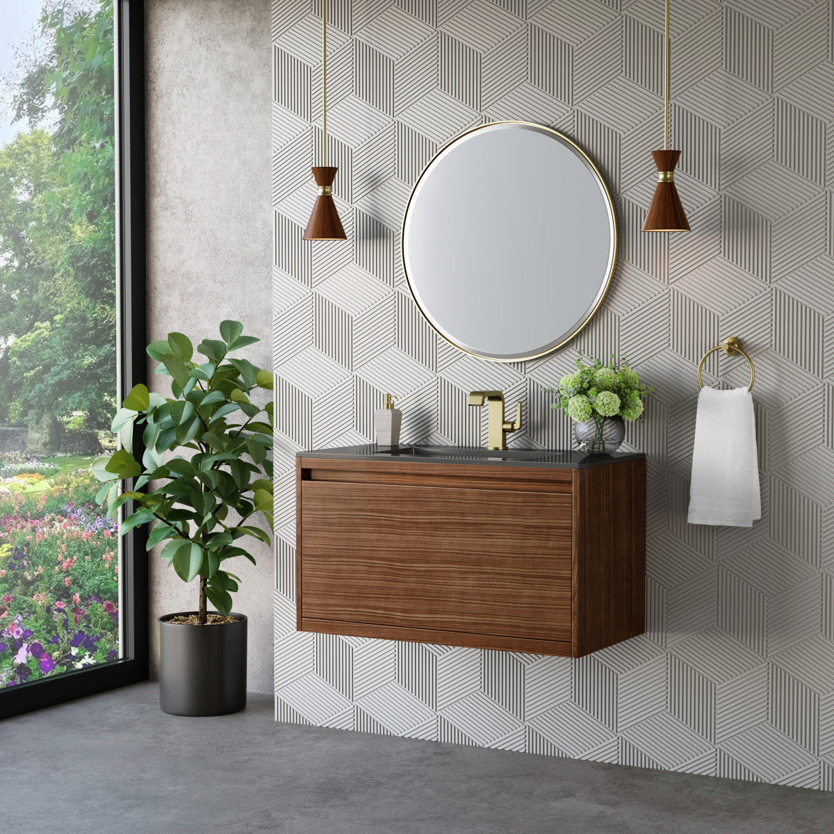 Mantova 35.4" Single Vanity Cabinet