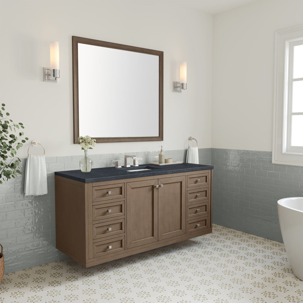 Chicago 60" Single Vanity Cabinet