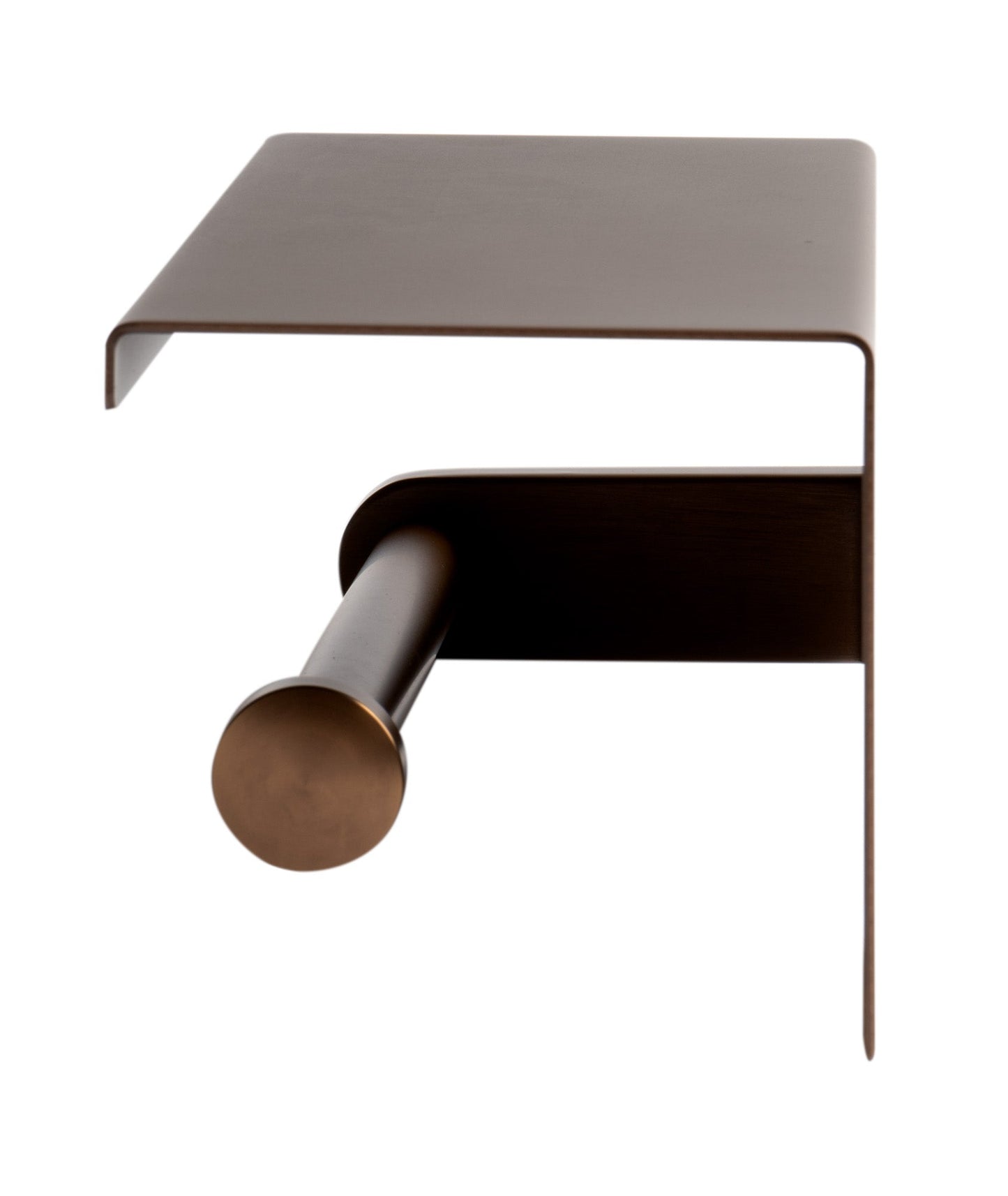 AlFI brand ABTPP66 Stainless Steel Toilet Paper Holder with Shelf