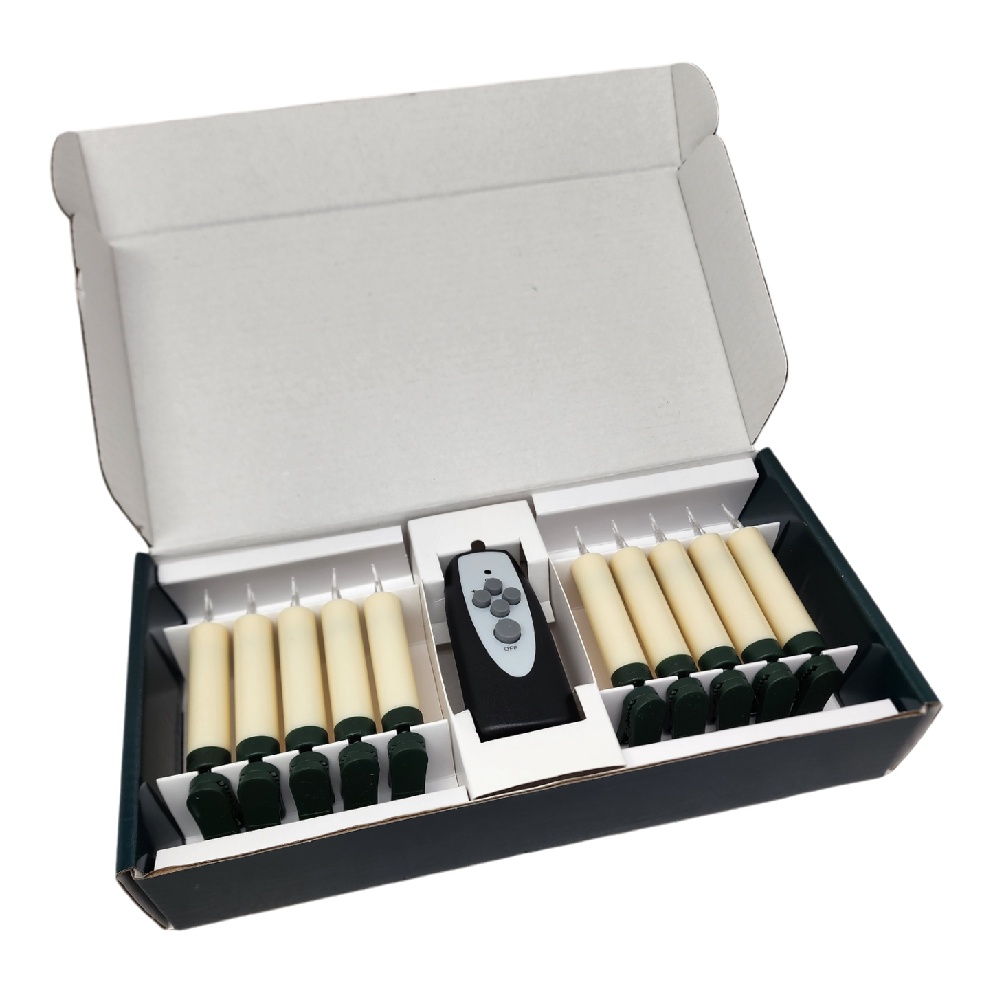 LED Clip-on Candle Lights - Twinkle - Set of 10