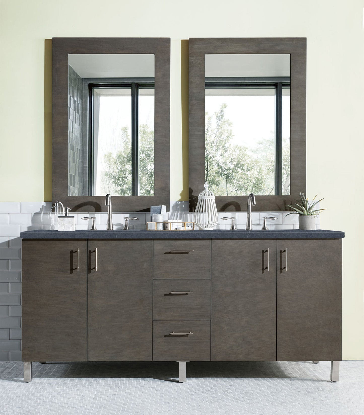 Metropolitan 72" Double Vanity Cabinet