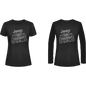 Jeeper Girl Rhinestone Tee Black, Short or Long  Sleeve 1