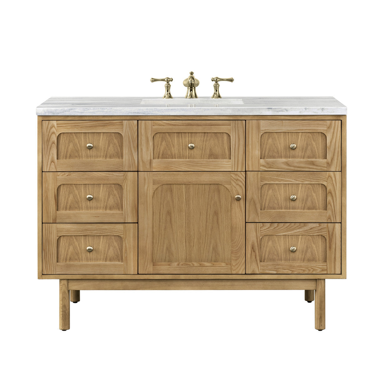 Laurent 48" Single Vanity Cabinet, Light Natural Oak