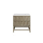 Emmeline 36" Single Vanity Cabinet, Pebble Oak