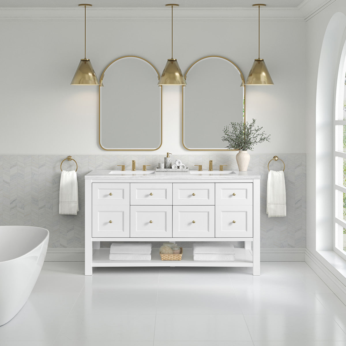 Breckenridge 60" Double Vanity