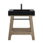 Auburn 31.5" Single Sink Console, Weathered Timber