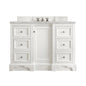 De Soto 48" Single Vanity Cabinet, Bright White