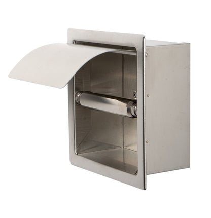 ALFI brand ABTP77 Recessed Toilet Paper Holder with Cover