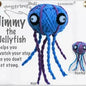 Jimmy the Jellyfish String Doll Keychain