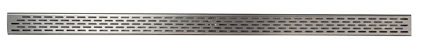 ALFI brand ABLD59C Linear Shower Drain with Groove Holes