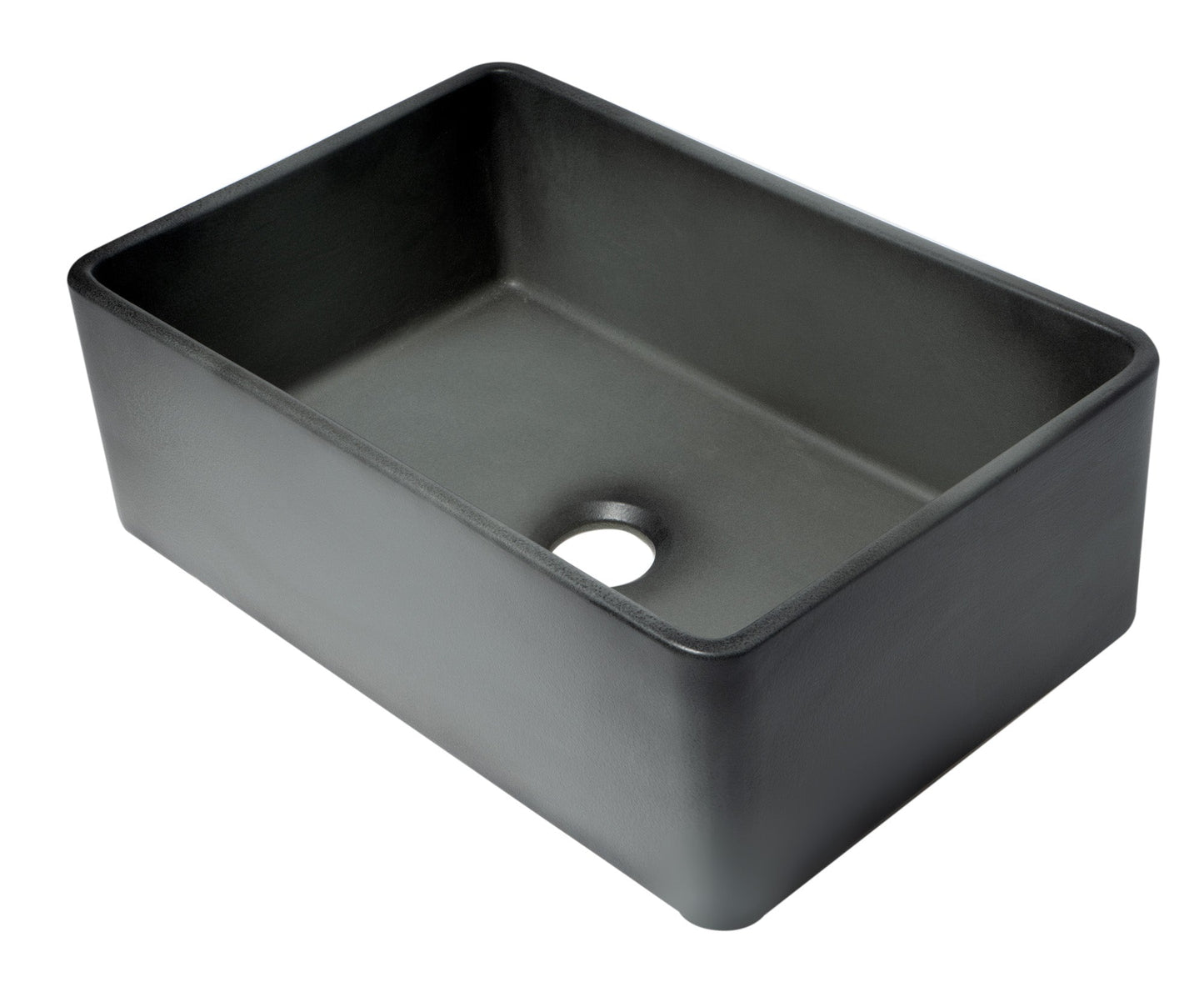 ALFI brand  ABCO3020SB Concrete Color 30 inch Reversible Single Fireclay Farmhouse Kitchen Sink